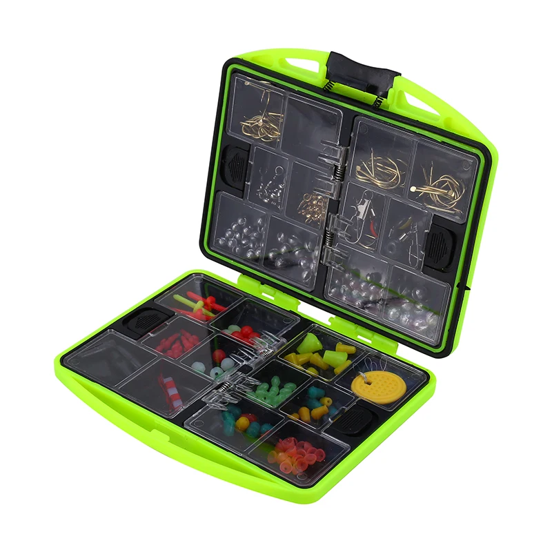 

24 Compartments Fishing Tool Set Tackle Box Full Loaded Lure Bait Hooks Sinker