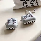 Чехол для наушников Apple Airpods 1 2 3 Pro, силиконовый чехол для хранения наушников с милым 3D котом корги, беспроводной чехол с Bluetooth 2021