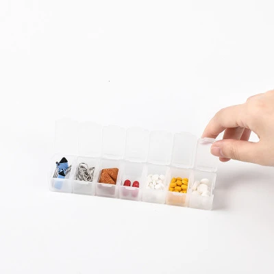 Buy 2 Get 9% Off Removable Portable Folding Medicine Box Capsule Container Plastic Empty Jewelry Beauty Tool Storage | Красота и