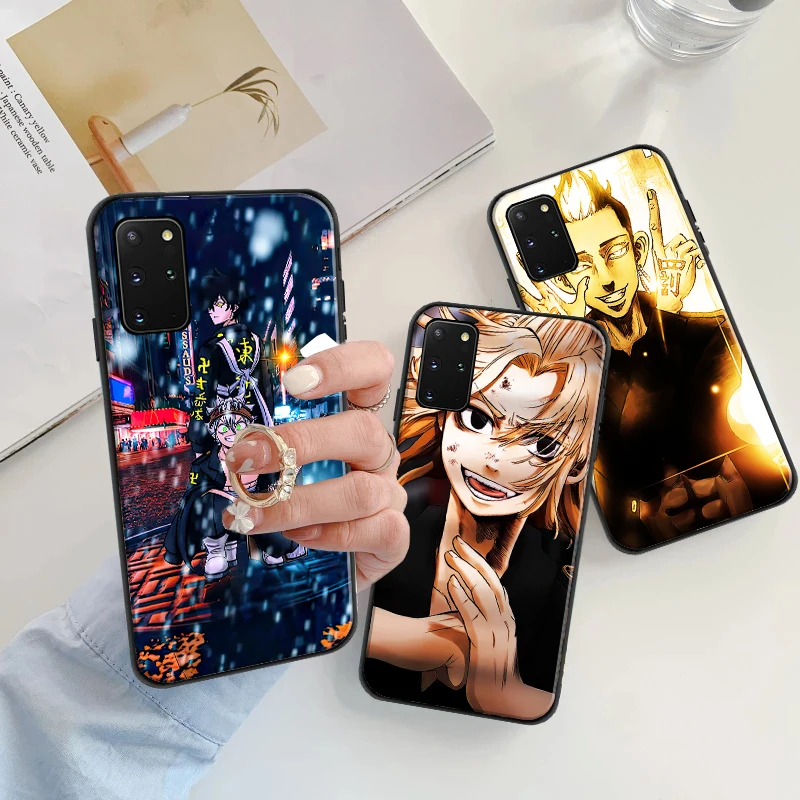 

Japanese anime Tokyo Revengers Phone Case For Samsung Galaxy S8 S9 S9 Plus S10 S20 S20 FE Lite Ultra Soft silicone Cover Fundas