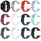 Ремешок силиконовый для Apple Watch series 7 6 5 SE 38 40 42 44 мм, браслет W37 M36 HW56 I7 IWO7 pro max plus W26 W46 W56 FK88 Smart