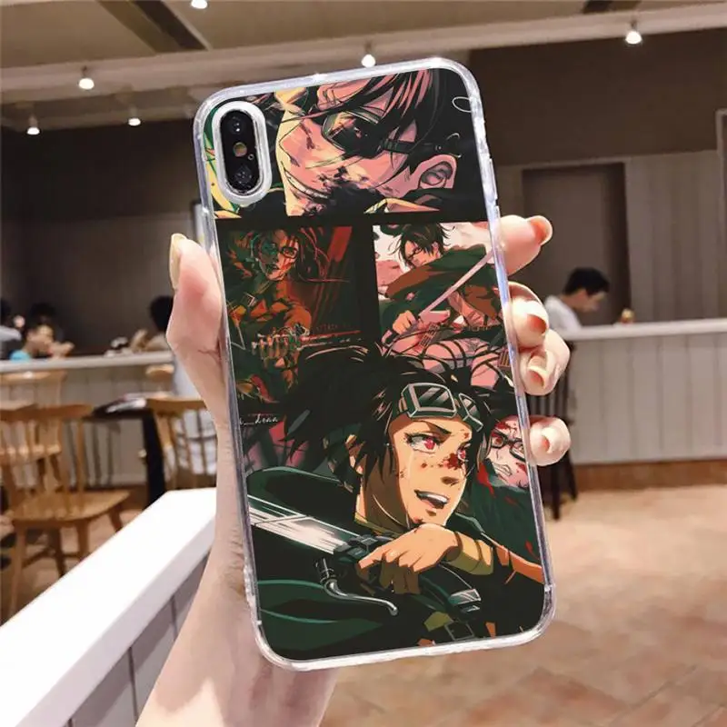 

Attacking Giant case for airpods Phone Case Transparent soft For iphone 5 5s 5c se 6 6s 7 8 11 12 plus mini x xs xr pro max