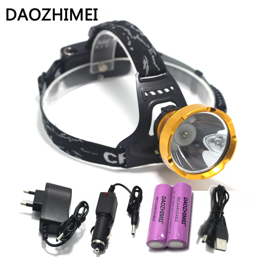 Налобный фонарь светодиодный мощный перезаряжаемый 18650|high power led headlamp|rechargeable head