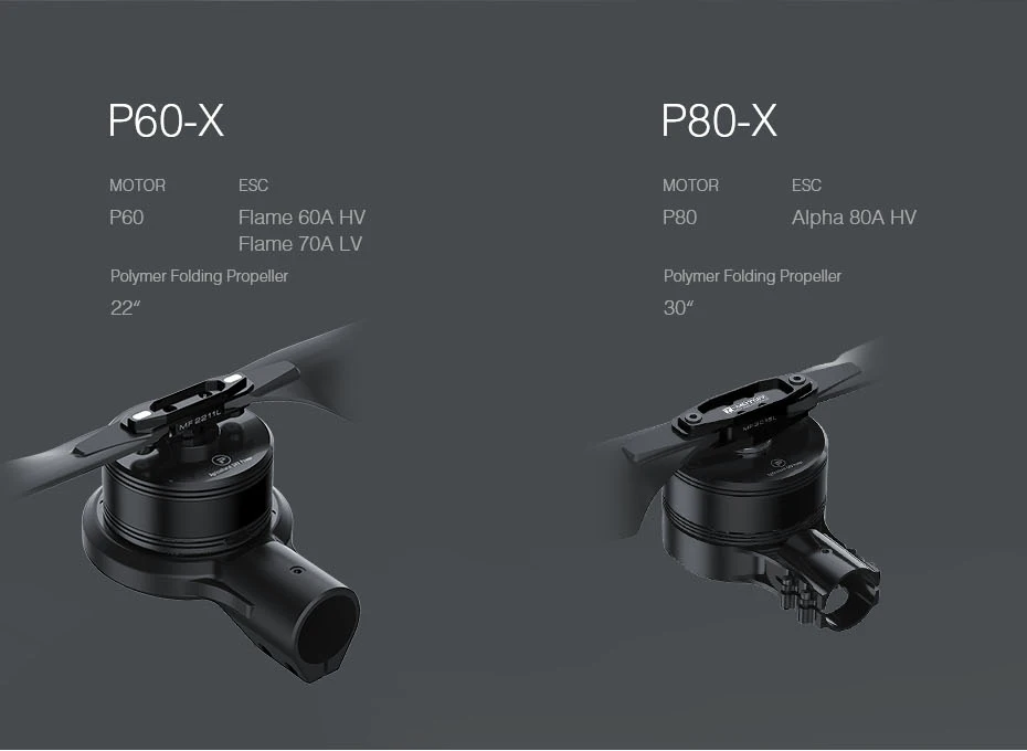 Время выполнения 25 дней) T-MOTOR комплект P60-X/E60-S система под ключ
