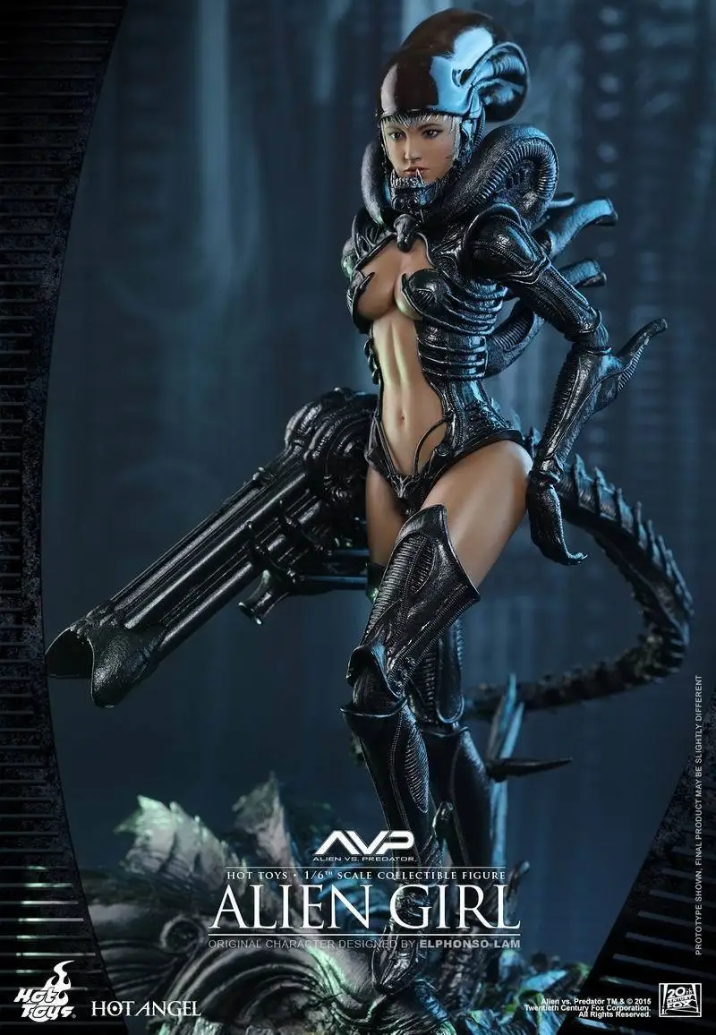 

In Stock 1:6 HAS002 Hot Angel Series Alien Girl Set Female Predator Figure Model Toys