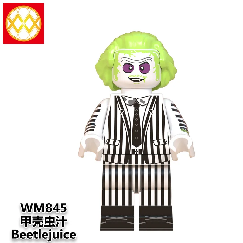 WM845 Фильм ужасов WM6075 ужас Хэллоуин Фредди Майерс Джек Скеллингтон зомби Эрика дравена Билла Джейсона строительные блоки игрушки для детей - Цвет: WM845