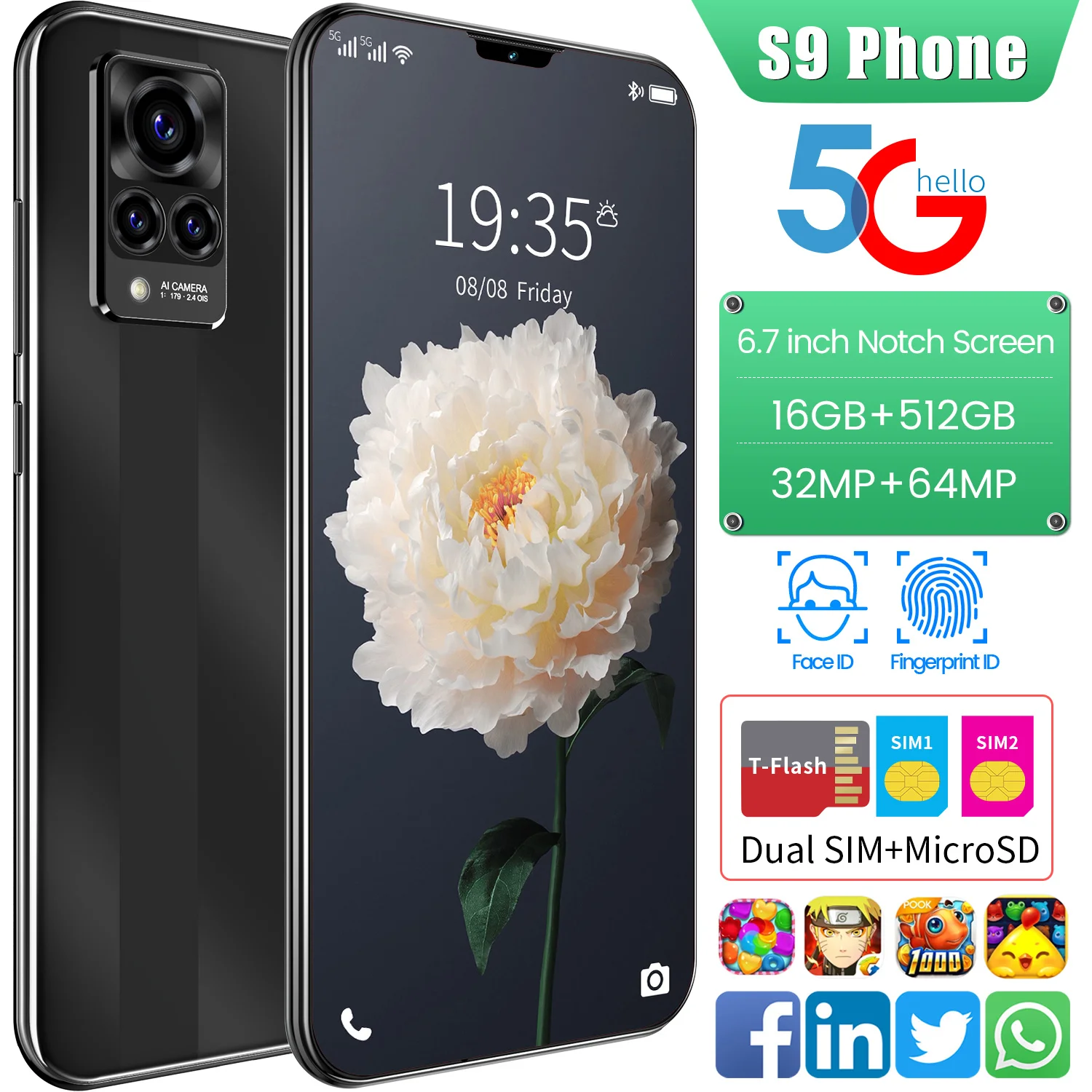 S22 ультра 6 7 состав смартфонов на базе Android 11 0 6000 мА/ч Две сим карты памяти 16 | Бамперы -1005002586723443