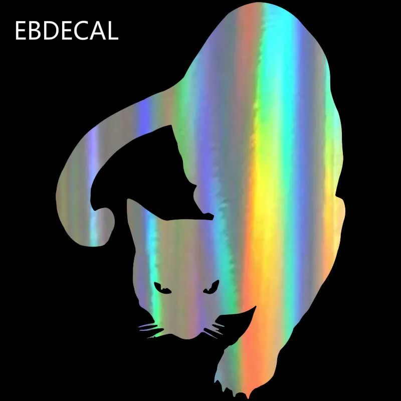 EBDECAL виниловые Светоотражающие лазерные светящиеся наклейки для автомобиля