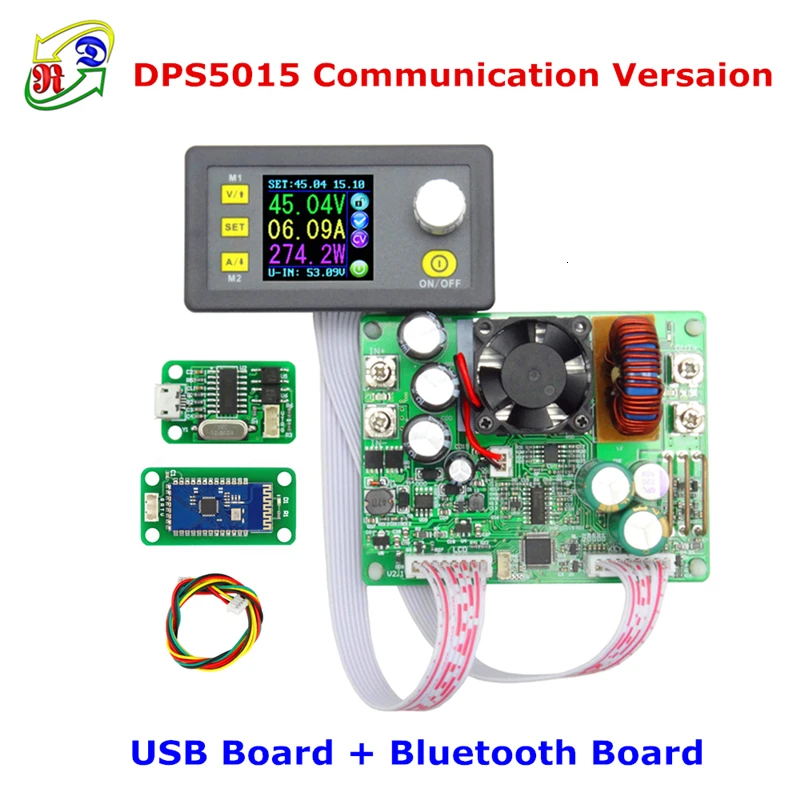 DPS5020 постоянный ток Напряжения DC-DC понижающий источник питания линии связи понижающий преобразователь напряжения ЖК-вольтметр 50 в 20A