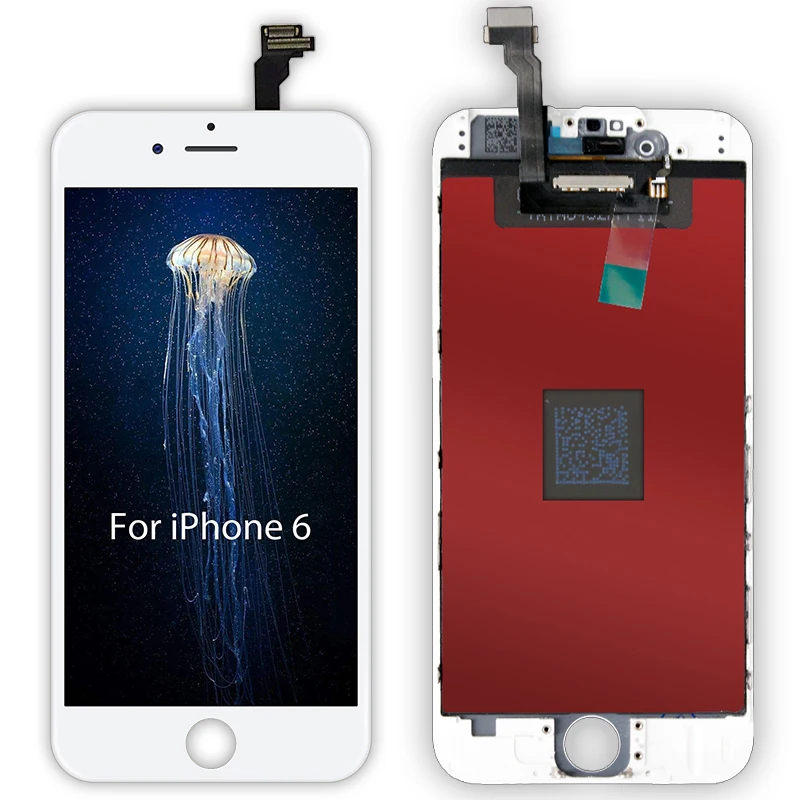 Белый и черный AAAAA абсолютно новый для iPhone 6 6G ЖК-дисплей кодирующий