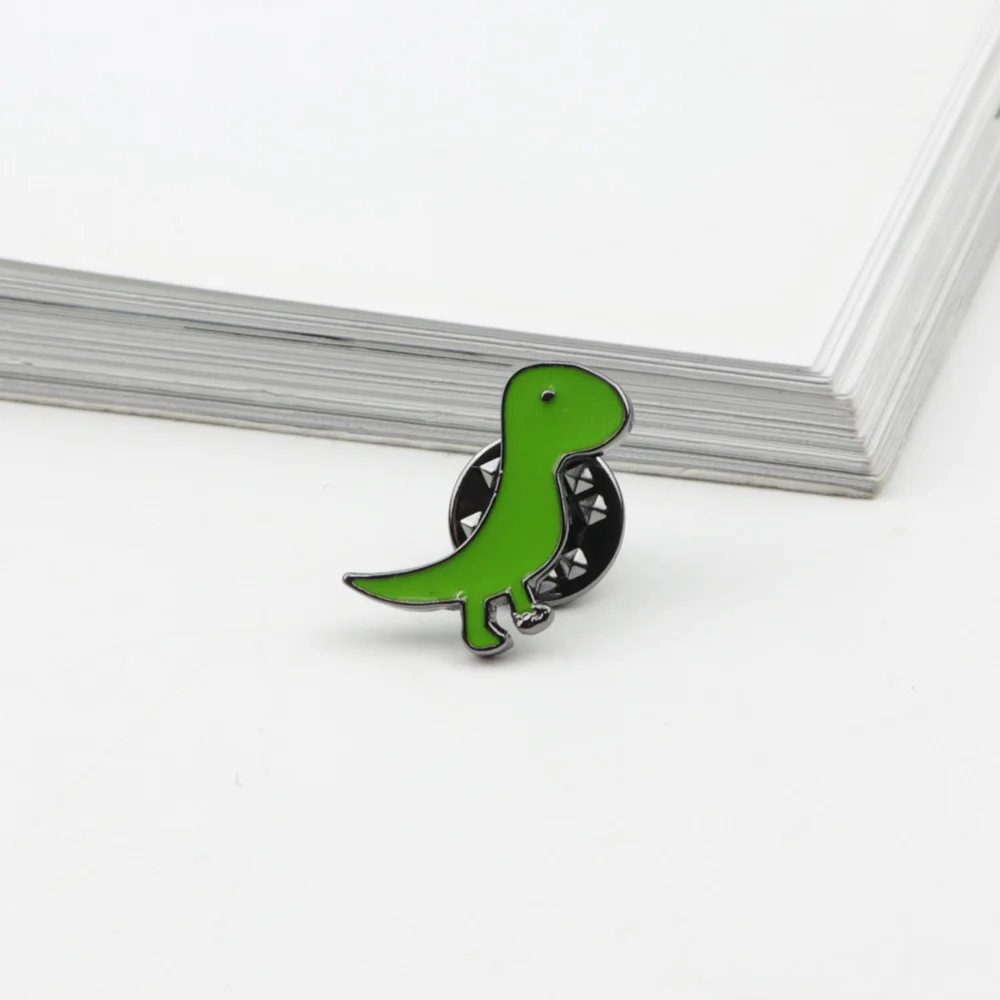 Милые булавки для лацкана единорога динозавра свиньи кролика кошки разноцветные