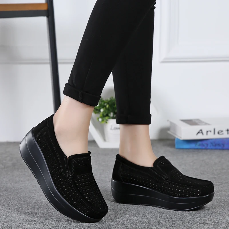 Весенняя женская обувь на плоской подошве женские кроссовки платформе без