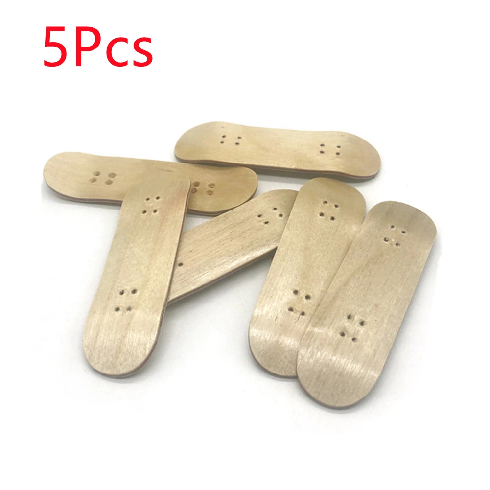

5 шт. деревянные Фингерборды ручной работы Tech Deck 30 мм x 100 мм кленовые 5-слойные
