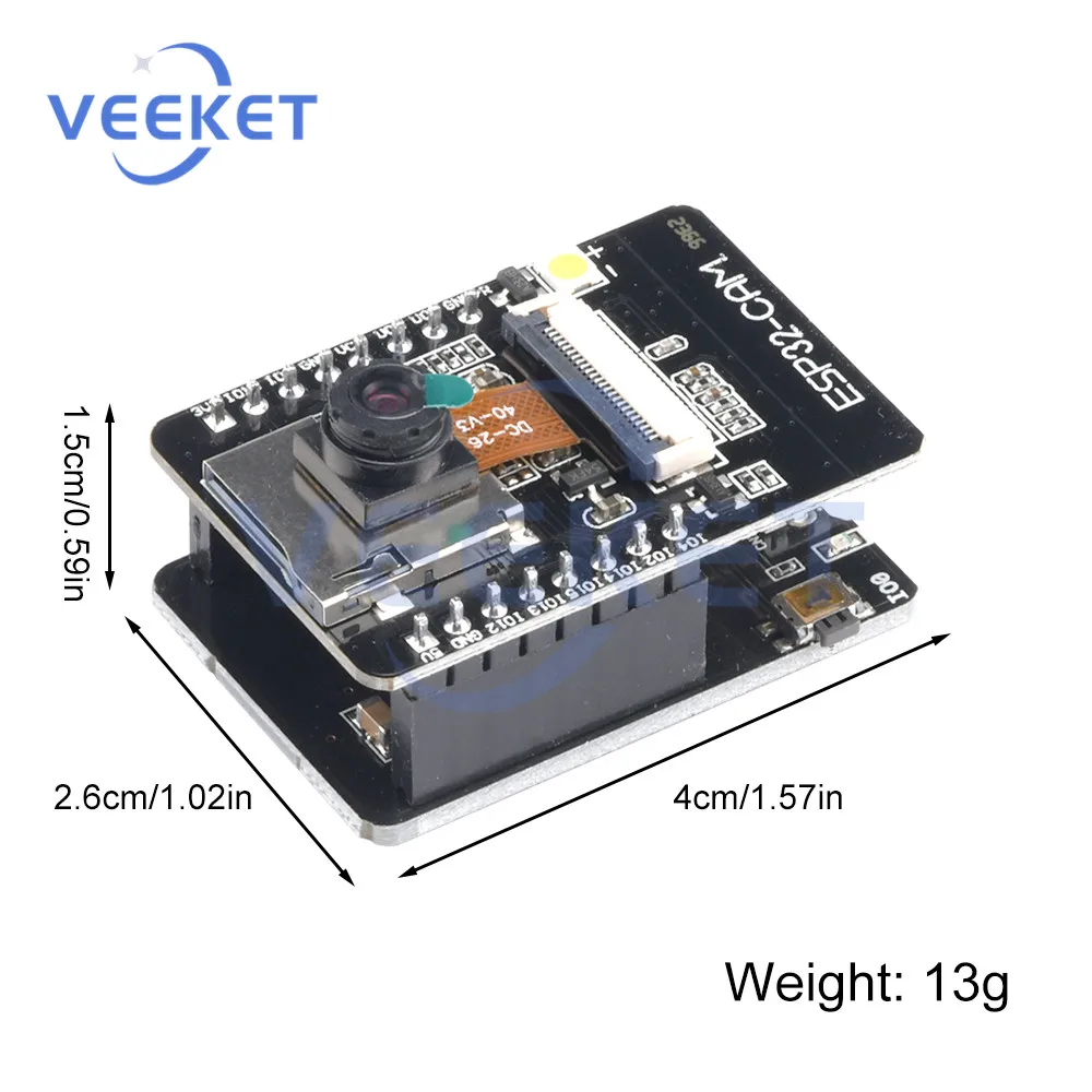 ESP32-CAM-MB WIFI ESP32 CAM Bluetooth макетная плата OV2640 модуль камеры 4 75 V-5 25 V USB для