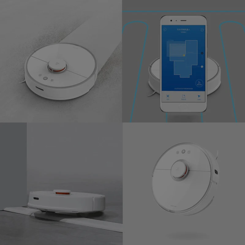Roborock S50 XIAOMI пылесос 2 умный планируемый Wifi влажный сухой MIJIA робот домашний Авто подметание пыли стерилизация моющая Швабра