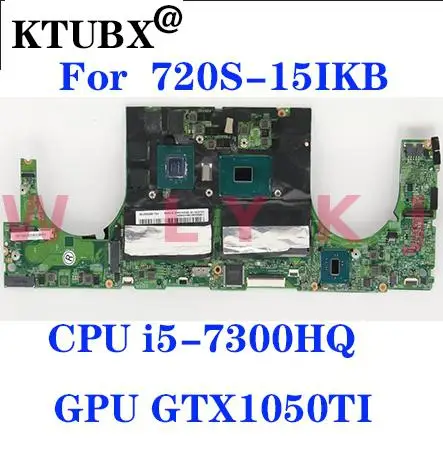 Для Lenovo 720S 15IKB Материнская плата ноутбука LS720 MB 17823 1N 448.0D902.001N процессор i5 7300HQ GPU