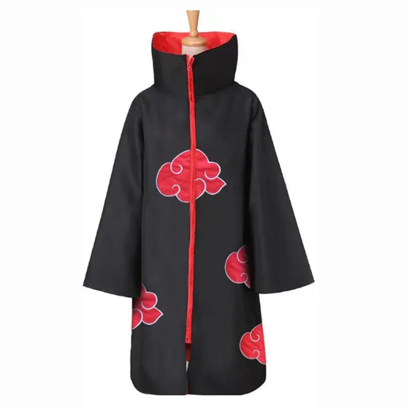 Плащ Akatsuki костюмы для косплея аниме Женская мантия красная фотография с кольцом