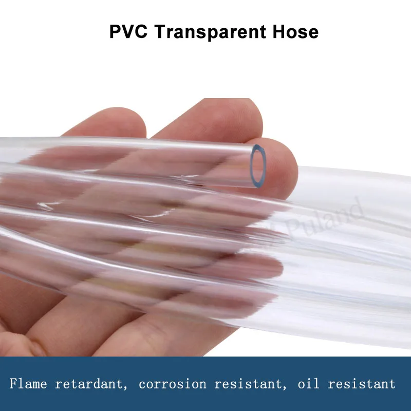 Прозрачный шланг из ПВХ прозрачная Бытовая водопроводная и масляная труба 2*4 мм