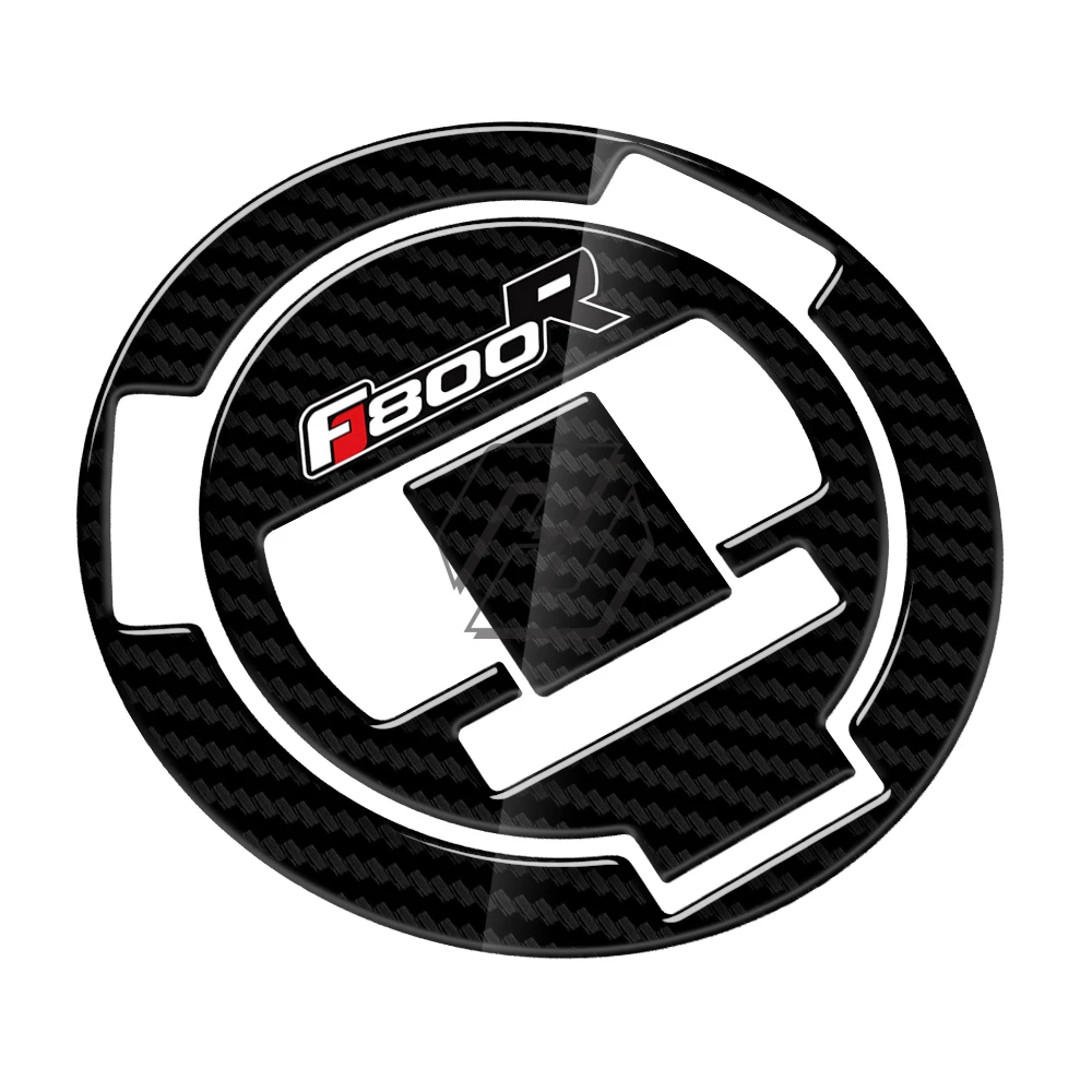 

3D Carbon-look Motorcycle Fuel Gas Cap Protector Decals Case for BMW F800R F 800R All Year