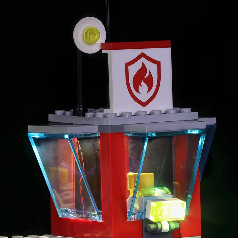 

The Led light for 60216 CITY series 19-year city new city fire rescue team City series assembling building blocks toys