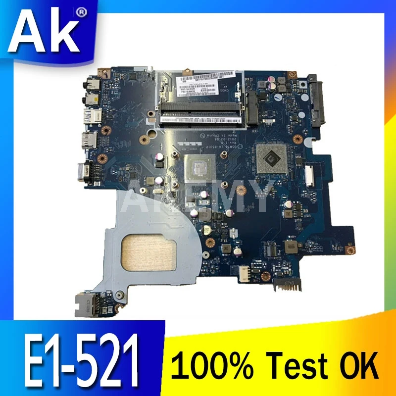 

Akemy Laptop Motherboard For Acer Packard Bell E1-521 TE11BZ NBY1G11001 Q5WT6 LA-8531P Main board ddr3 full tested