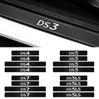 Автомобильные 4 шт. виниловые защитные наклейки на дверные пластины из углеродного волокна для Citroen DS DS4 DS4S DS5 DS6 DS7 DS5LS DS3 аксессуары