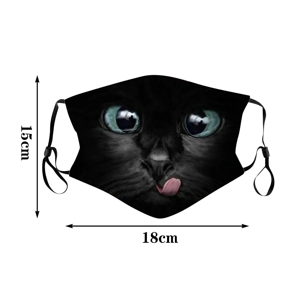 

1PC Mscara Fast delivery Masque Headband Unisex Adult Animal Printed Funny Face Outdoor Mouth Breathable Cycling Mask #2