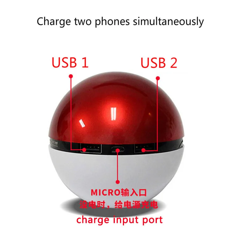 12000 мАч USB зарядное устройство DC5V/2.1A выход мультфильм покешары подарок портативный внешний аккумулятор банк питания для iphone 11 xiaomi mi9