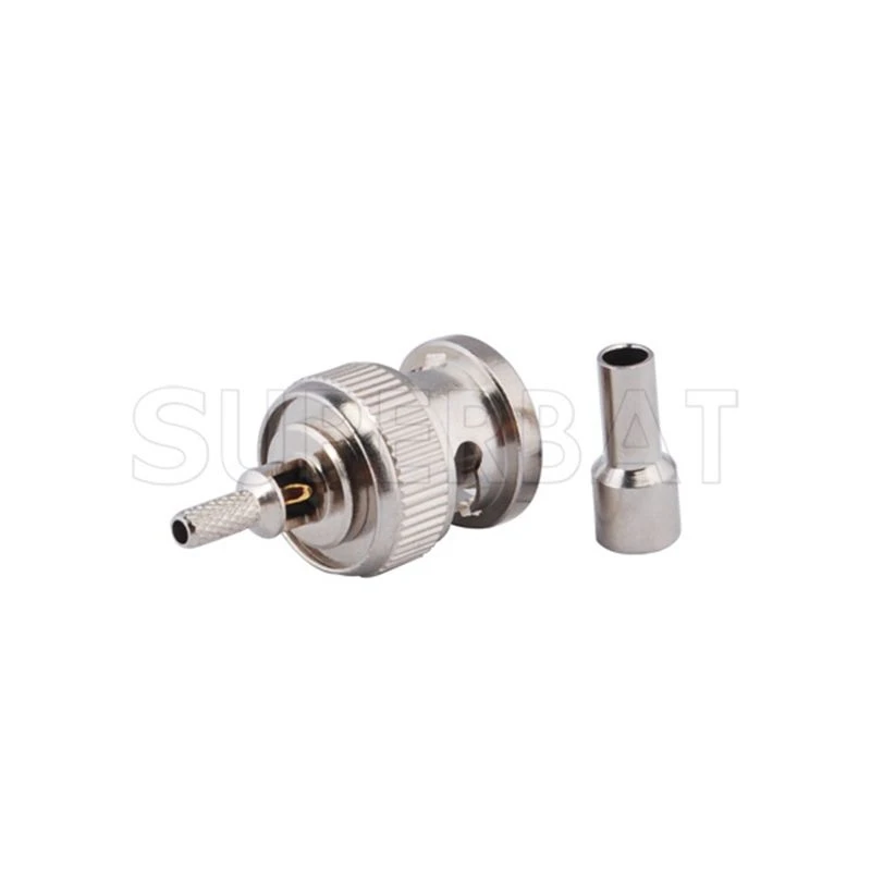 Superbat BNC обжимной Штекерный разъем для кабеля RG174 RG316 1 13 мм 37 мм|connector crimp|connectors for
