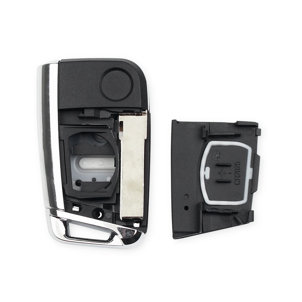 Чехол KEYYOU для дистанционного ключа с 3 кнопками VW Volkswagen Golf 7 MK7 Skoda Seat Passat Leon Octavia