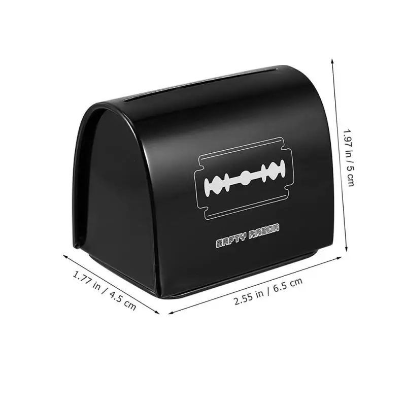 

Razor Blade Disposal Case Safe Storage Bank For Used Razor Blades Household Safe Guard Tattoo Blade Syringe Needle Trash Box