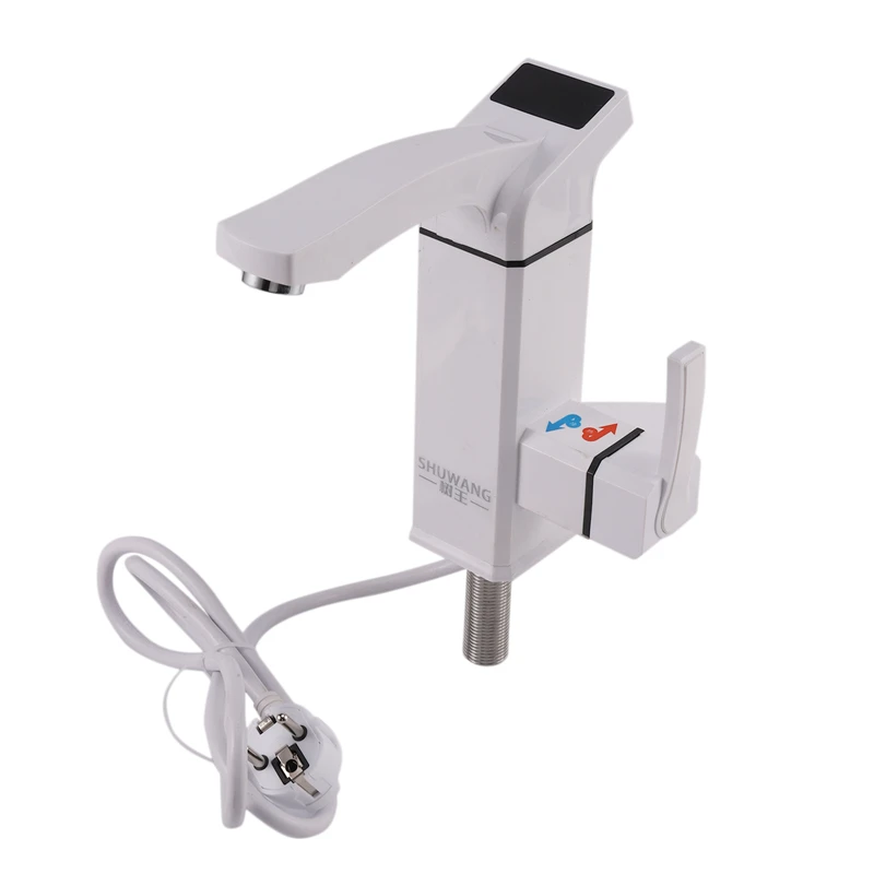 Electric Instant Water Heater Tap Hot Faucet Tankless Heating Bathroom Kitchen | Бытовая техника