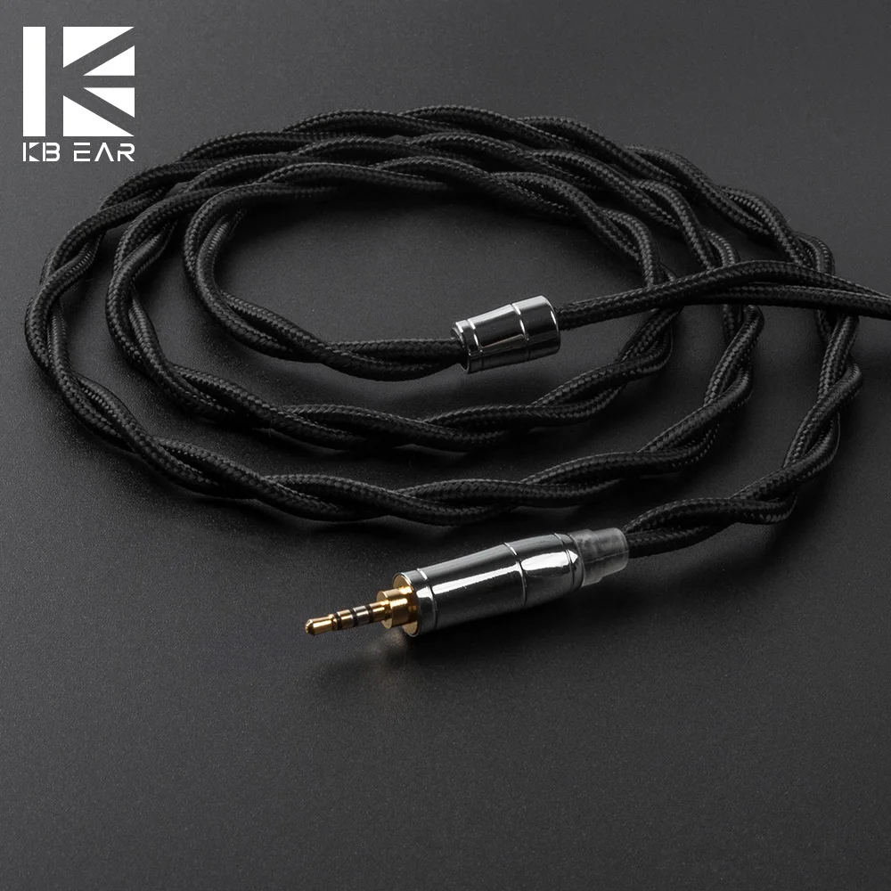 KBEAR Pure 2 Core 5N UPOCC однокристаллическая медь 5/3 5/4 4 мм с MMCX/2Pin/QDC KZ ASX DQ6 EDX ZSTX BLON BL 01 03 CCA