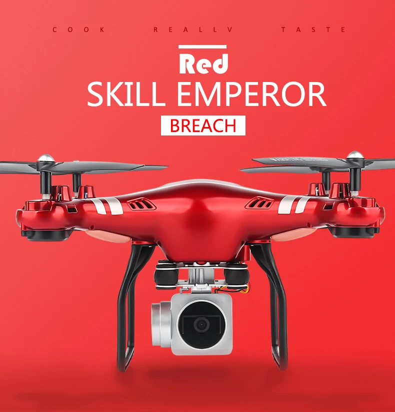 RC WI-FI с видом от первого лица Квадрокоптер 4K HD Камера Дрон профессиональной воздушной видео 6 Axis Gyro 4 Каналы р/у вертолет Квадрокоптер с высокой фиксацией