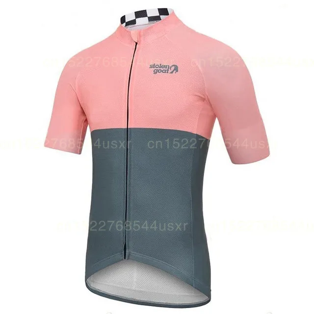 Украденный козел мужские s Core Велоспорт Джерси Мужчины розовый с коротким