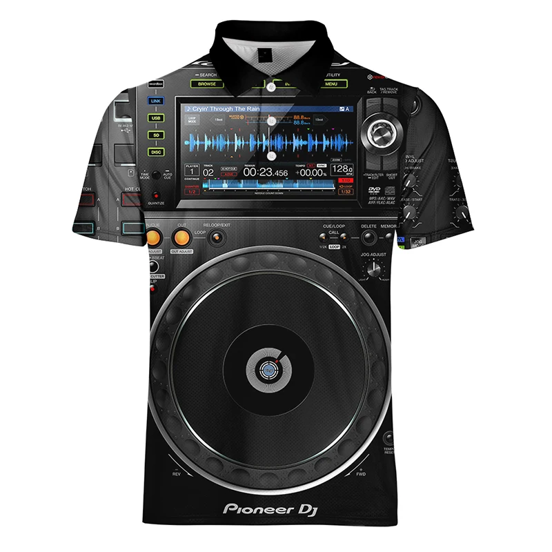 5 Новейшие модные 3d футболки Pioneer Pro Dj с круглым вырезом и коротким рукавом для мужчин и женщин, хип-хоп 3D футболки, футболки, свитшоты, топы - Цвет: 5