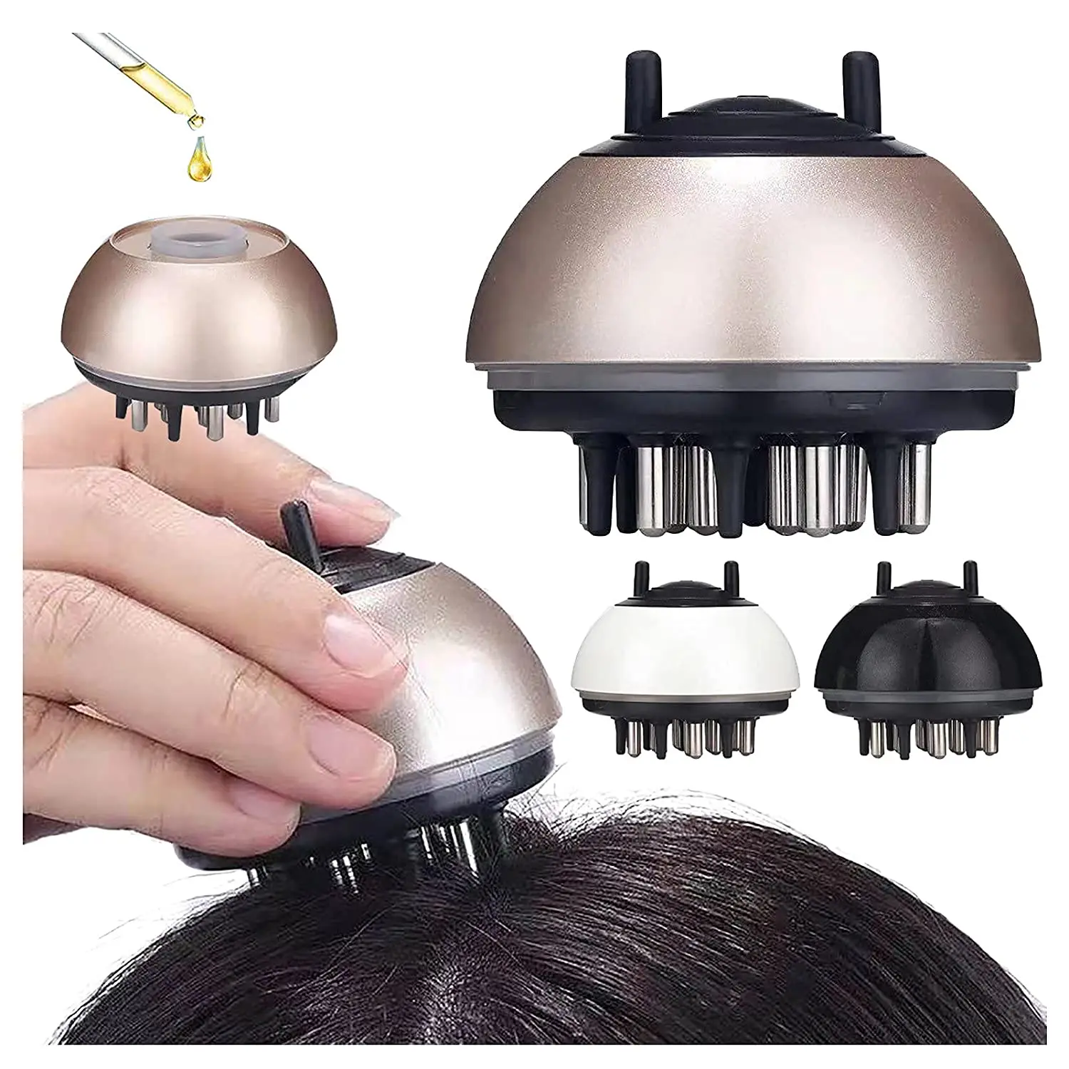 

1pcs Massage Comb Scalp Hair Care Liquid Guide Comb With Smear Type Applicator Health Massage Comb For Hair Growth