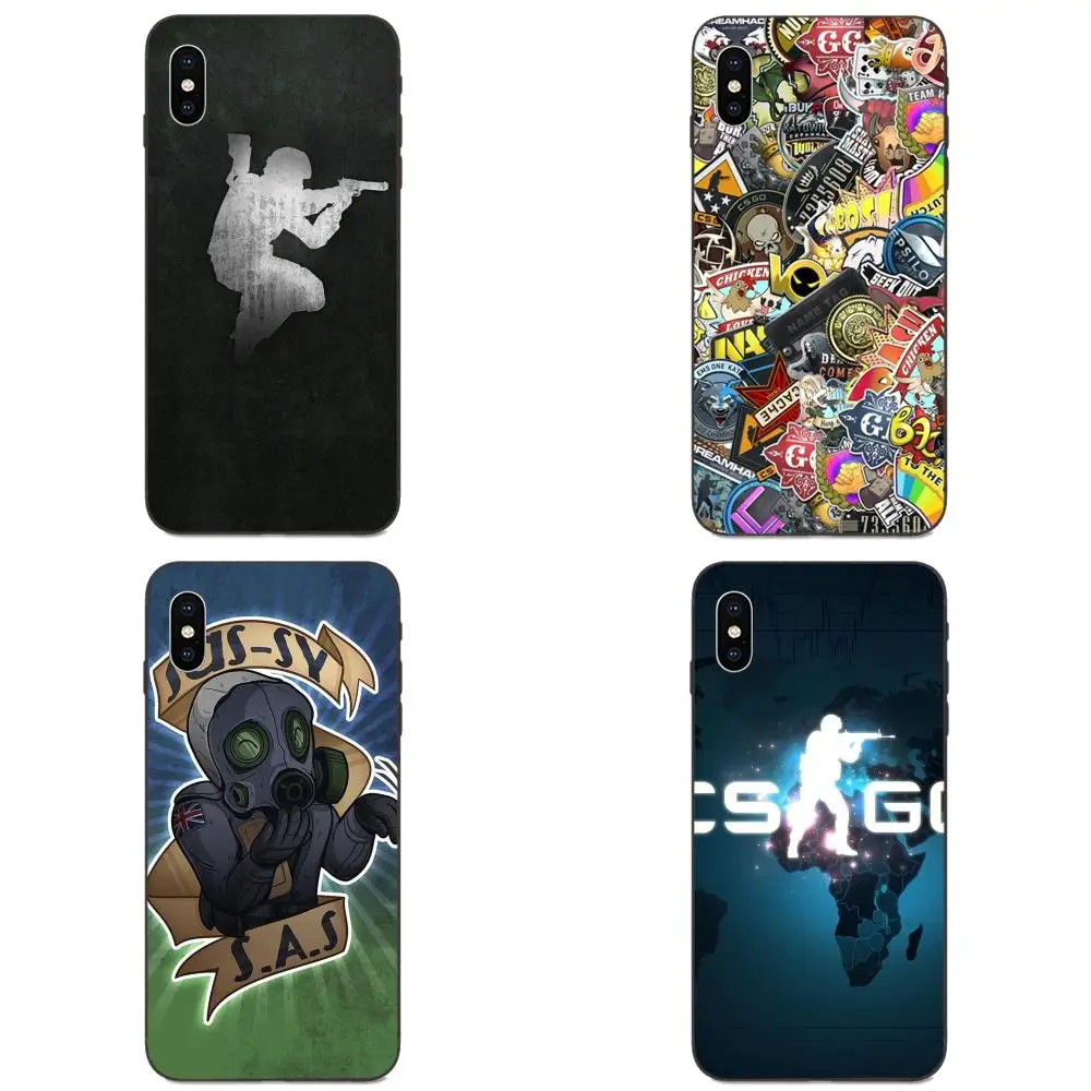 Для Huawei Honor 5A 6A 6C 7A 7C 7X 8 8A 8C 8X 9 9X 10 10i 20 Lite Pro Мягкий ТПУ Роскошный Cs Go стикер