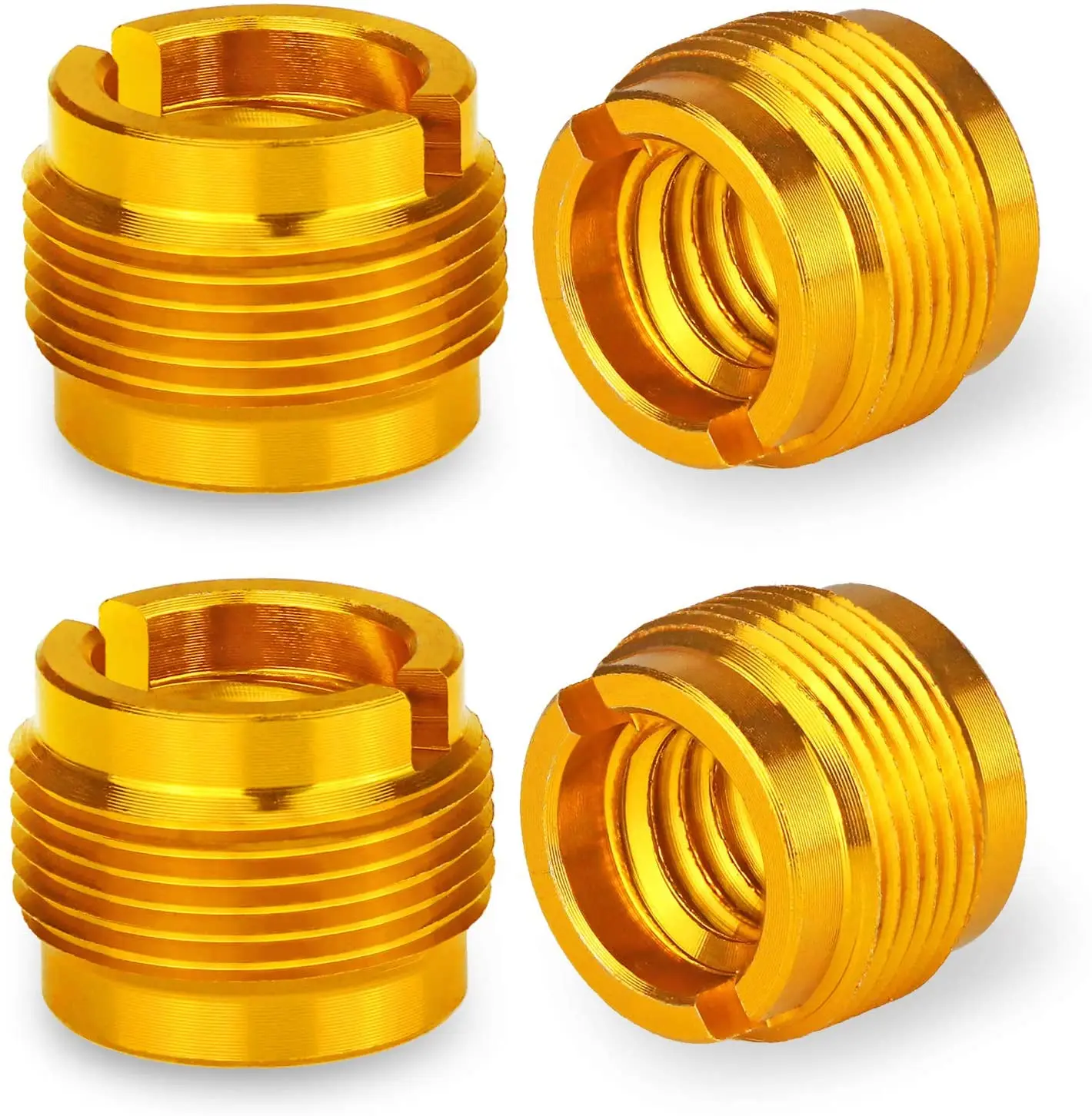 

4 шт. адаптер для подставки для микрофона-стрела, винтовой адаптер с резьбой 5/8 дюйма, штекер на 3/8 дюйма, гнездо, винтовой адаптер для подстав...