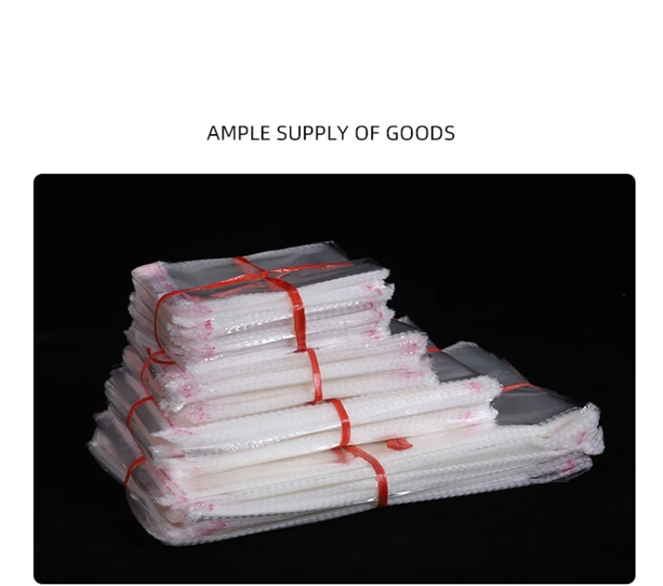 StoBag 100 шт 30*50 см прозрачный самоклеющийся Resealable Opp сумки для одежды прозрачная упаковка пластиковые пакеты Подарочная сумка целлофановая сумка