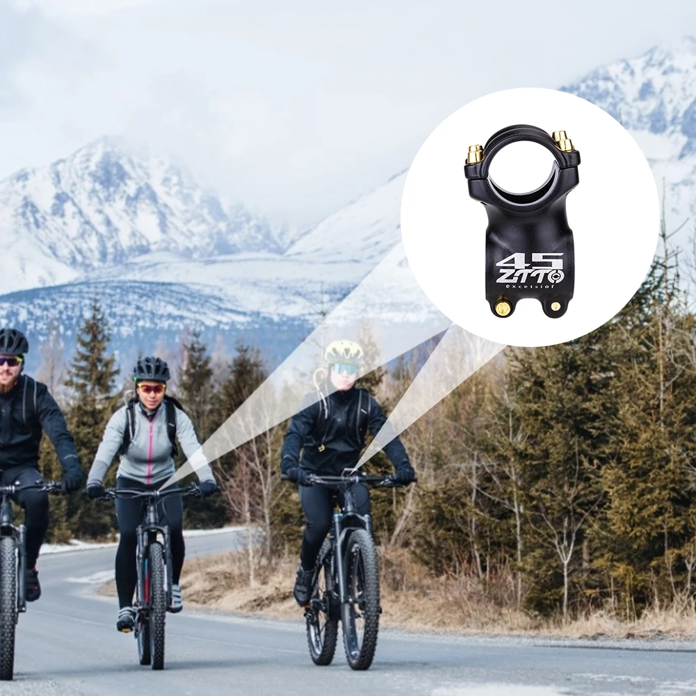 

1PC Bicycle 40mm Short Stem 28.6mm Or 1-1/8" To 31.8mm Handlebar MTB 7 Degrees MTB Mountain Road Bike Bar Stem