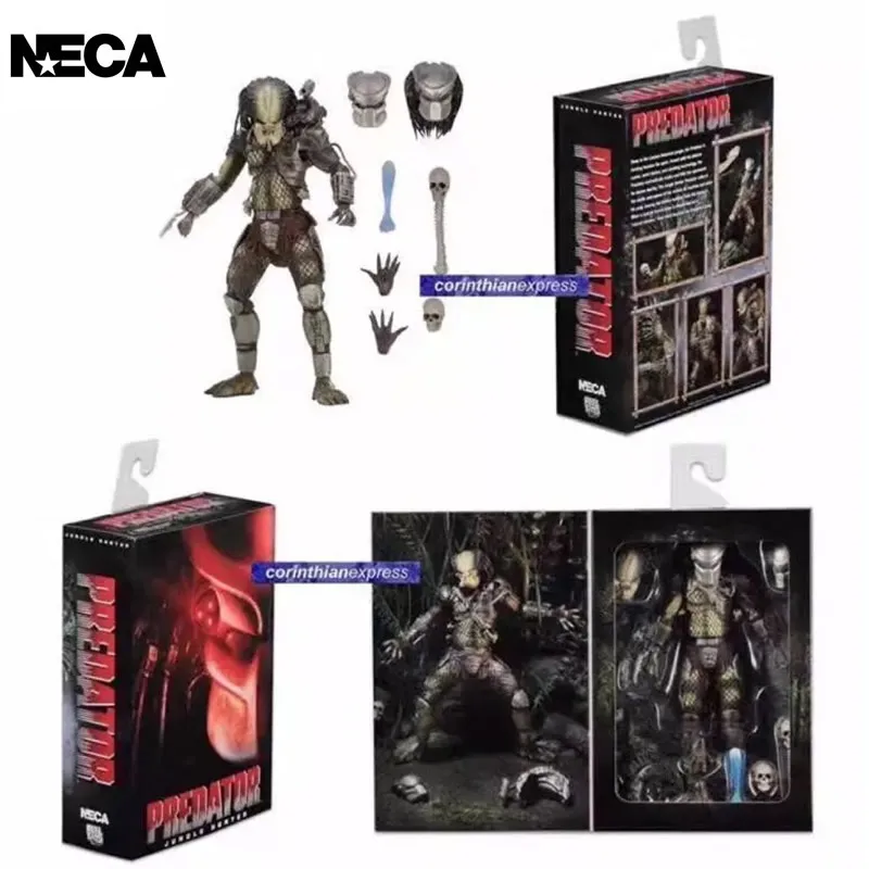 

Original NECA Action Figure 18cm Predator P1 Jungle Hunter 2.0 Ultimate Deluxe Edition 7 Inch Joints Movable Model Doll Toy Gift