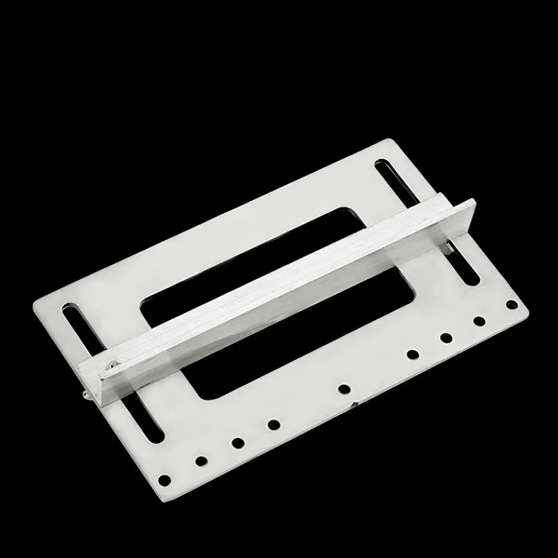 

1Set Handle Hole Locator Door Knob and Pull Installation Jig and Shelf Pin Jig Boring Hole Drill Guide Stainless Steel