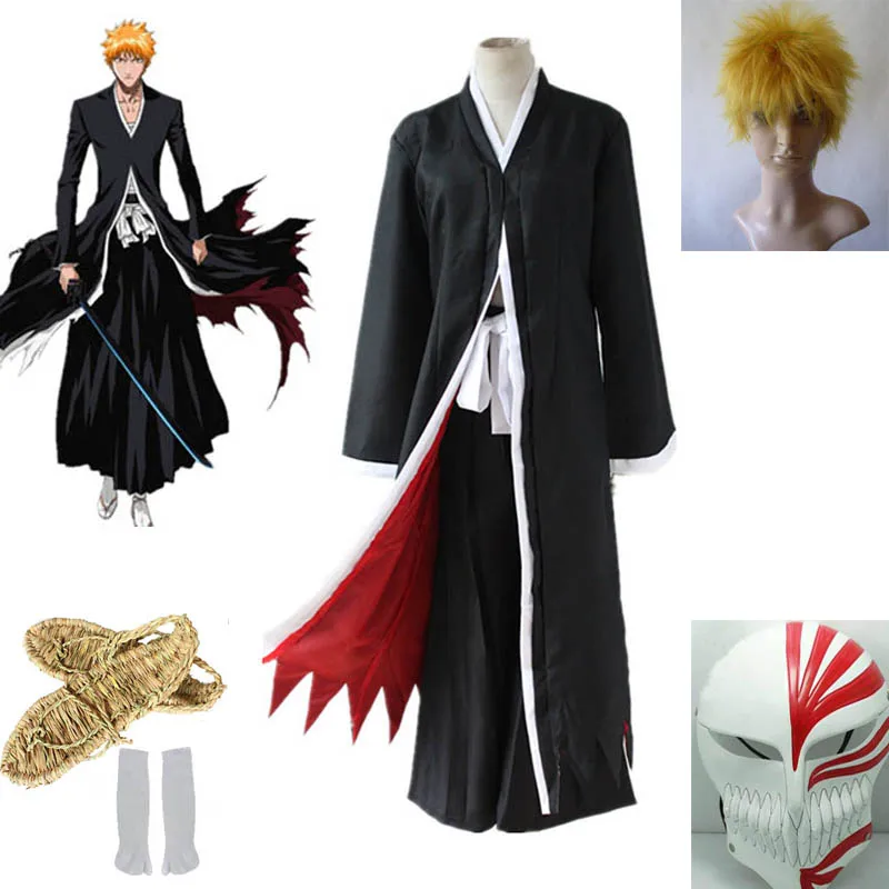Костюм для косплея по Вселенной Блич защита Куросаки парик карьера человека