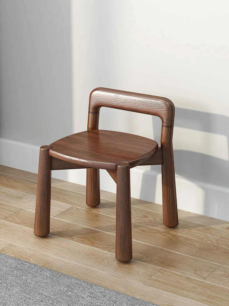 

Небольшой табурет, низкий табурет, скамейка из массива дерева, домашняя спинка, Детская сетчатая красная спинка, деревянный низкий стул, низ...