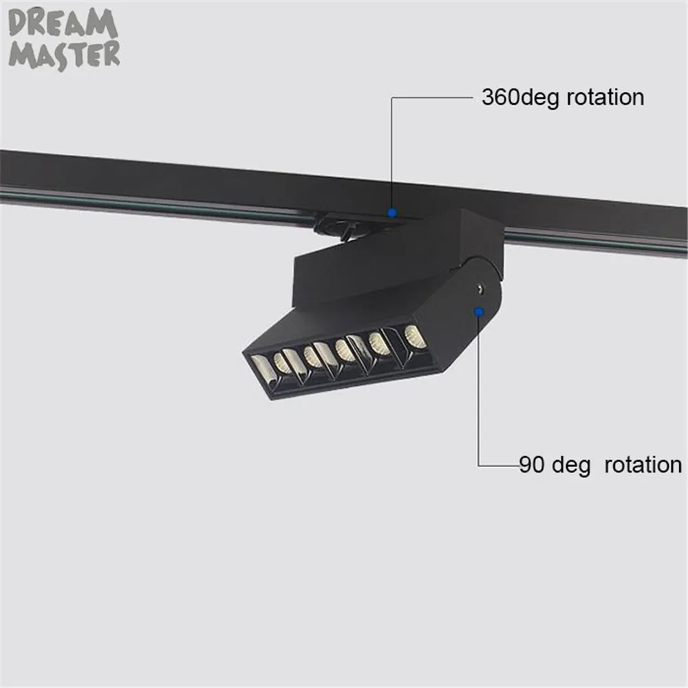 Современный Светодиодный точечный светильник 10 Вт светодиодный потолочный 360 + 180