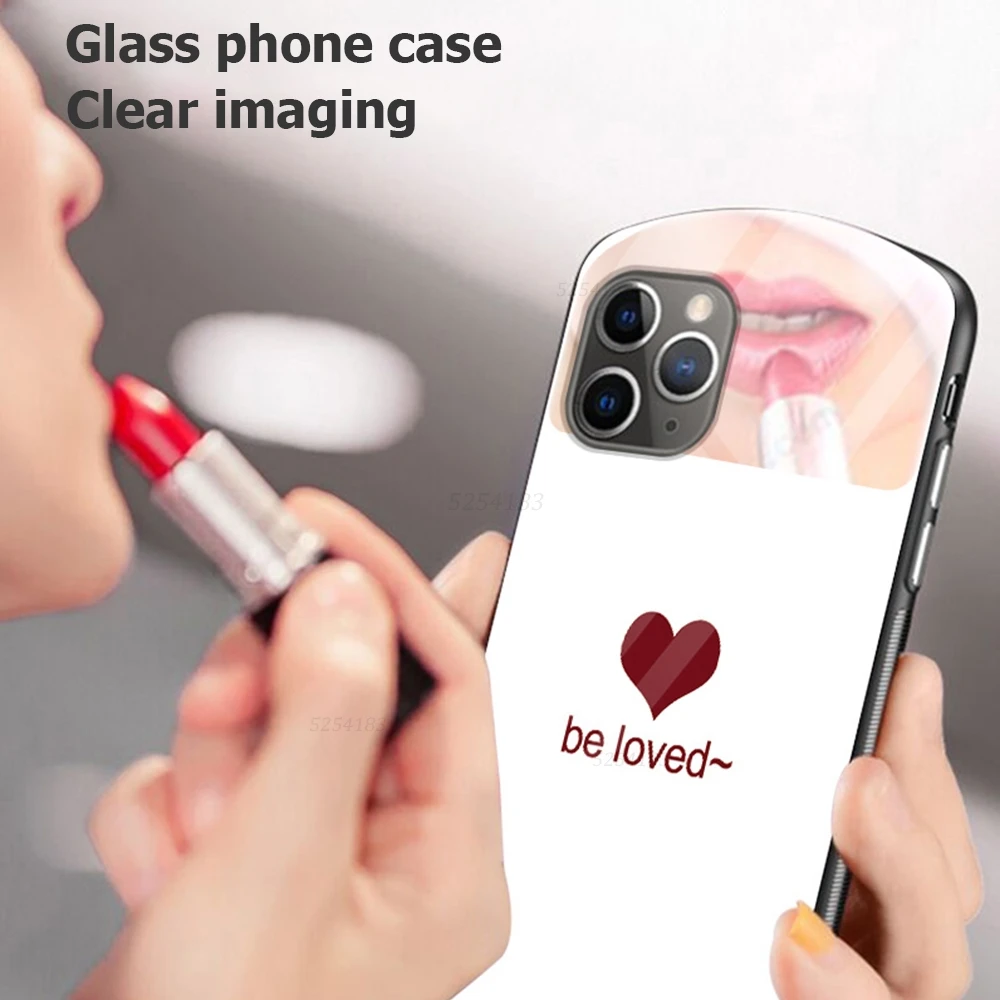 Стеклянный чехол Love Shield для iphone 11 12 pro max зеркальный 7 8 plus X XR XS MAX противоударный |
