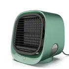 Вентилятор охлаждения воздуха, мини настольный кондиционер с ночсветильник, USB, вентилятор водяного охлаждения, увлажнитель, очиститель, многофункциональный вентилятор
