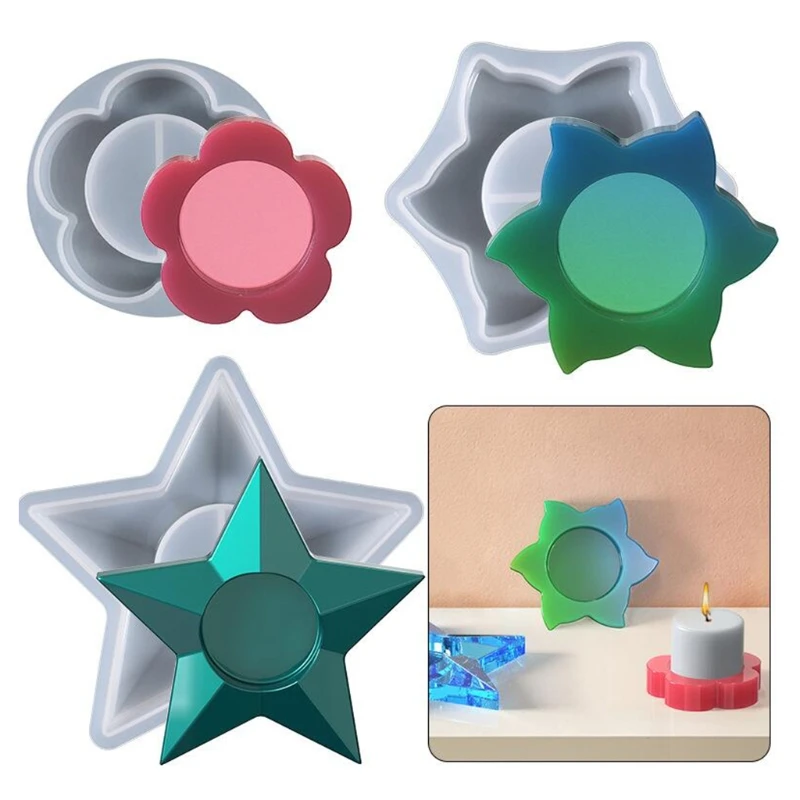 

Форма для подсвечника из эпоксидной смолы, силиконовая форма для эпоксидной смолы, сделай сам, подсвечник для голосовых подсвечников, украш...