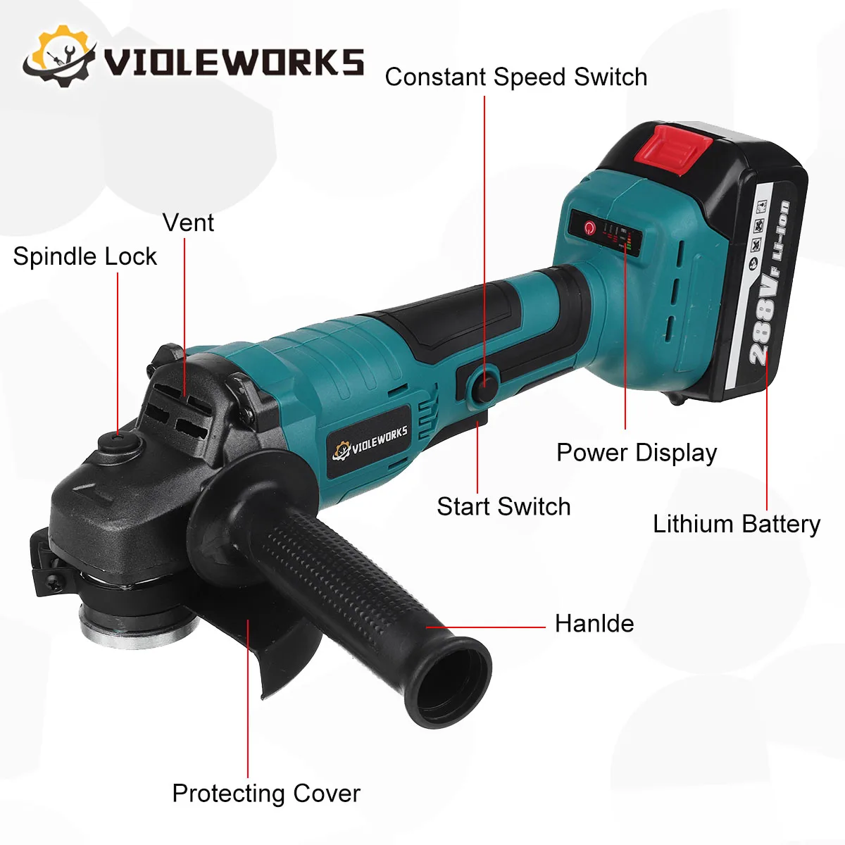 Беспроводная угловая шлифовальная машина 100/125 мм |